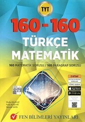 Fen Bilimleri Yayınları TYT 160 Matematik - 160 Türkçe Soru Bankası - Fen Bilimleri Yayınları