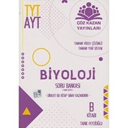 Çöz Kazan Yayınları TYT AYT Biyoloji Soru Bankası B Kitabı - Çöz Kazan Yayınları