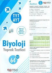 TYT AYT Biyoloji Yaprak Test - Nitelik Yayınları
