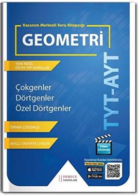 Derece Yayınları - Bayilik TYT AYT Çokgenler Dörtgenler Özel Dörtgenler - 1