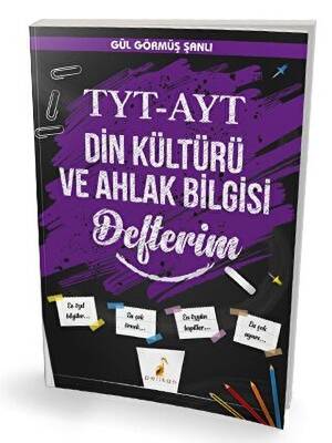 Pelikan Tıp Teknik Yayıncılık TYT-AYT Din Kültürü ve Ahlak Bilgisi Defterim - 1