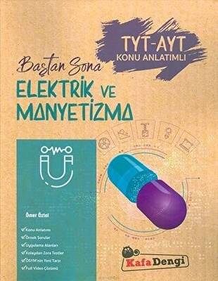 Kafa Dengi Yayınları TYT AYT Elektrik ve Manyetizma Baştan Sona Konu Anlatımlı - 1