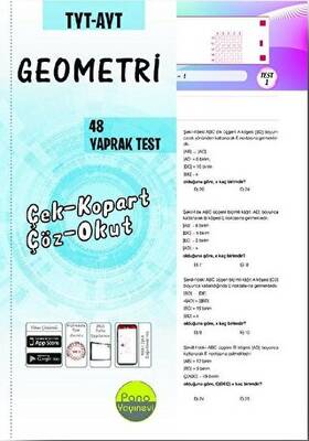 Pano Yayınevi TYT AYT Geometri 48 Yaprak Test - 1