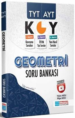 Evrensel İletişim Yayınları TYT AYT Geometri Video Çözümlü Soru Bankası - 1