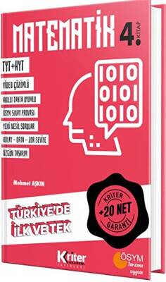 Kriter Akademi 20 Net Garantili Matematik 4 Yayınları - 1