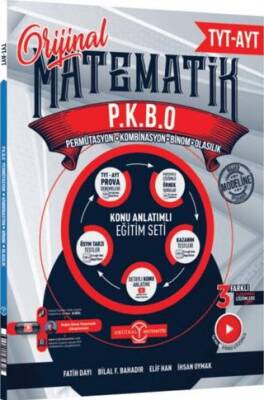 TYT AYT Matematik Permütasyon Kombinasyon Binom Olasılık Konu Anlatımlı Eğitim Seti - 1