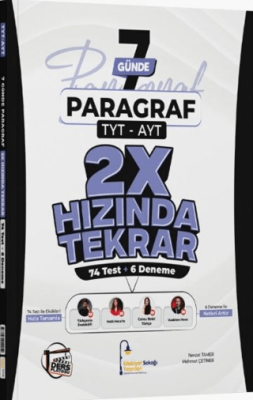 TYT AYT Paragraf Ders Platosu 7 Günde 2X Hızında Tekrar Deneme - 1