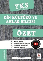 Delta Kültür Yayınevi TYT-AYT YKS 1. ve 2. Oturum Din Kültürü ve Ahlak Bilgisi Özet - Delta Kültür Yayınevi