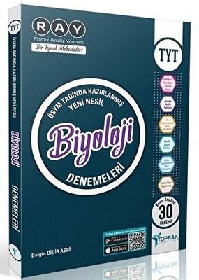 Toprak Yayıncılık TYT Biyoloji 30 Deneme Kitabı - 1
