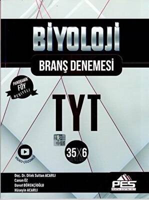 PES Yayınları TYT Biyoloji 35 x 6 Branş Denemesi - 1