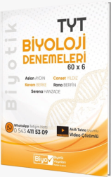 TYT Biyoloji Biyotik 60 x 6 Denemeleri - Biyotik Yayınları