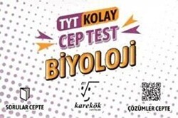 Karekök Yayıncılık TYT Cep Test Biyoloji Kolay - Karekök Yayıncılık