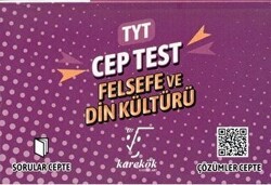 Karekök Yayıncılık TYT Cep Test Felsefe ve Din Kültürü - Karekök Yayıncılık