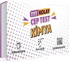 Karekök Yayıncılık TYT Cep Test Kimya Kolay - Karekök Yayıncılık