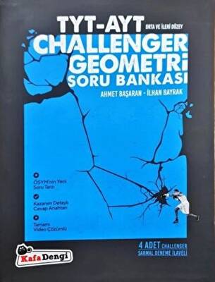 Kafa Dengi Yayınları TYT Challenger Geometri Soru Bankası Tümü Video Çözümlü - 1