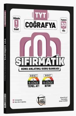 TYT Coğrafya Sıfırmatik Konu Anlatımlı Soru Bankası - 1