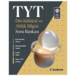 Tudem Yayınları - Bayilik TYT Din Kültürü ve Ahlak Bilgisi Soru Bankası - Tudem Yayınları - Bayilik