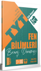 TYT Fen Bilimleri 15`li Branş Deneme - Benim Hocam Yayınları