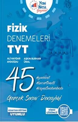 Yeni Nesil Yayınevi TYT Fizik 45 Deneme Sınavı - 1
