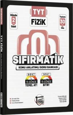TYT Fizik Sıfırmatik Konu Anlatımlı Soru Bankası - 1