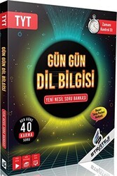 TYT Gün Gün Dil Bilgisi Yeni Nesil Soru Bankası - Strateji Yayınları
