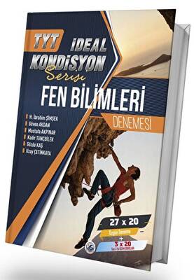 İdeal Kondisyon Yayınları TYT İdeal Kondisyon Serisi Fen Bilimleri 27 x 20 Denemesi - 1