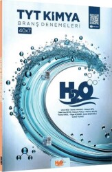 TYT Kimya 40 lı Branş Denemeleri - H2O Yayınları