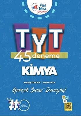 Yeni Nesil Yayınevi TYT Kimya 45 Deneme Sınavı - 1