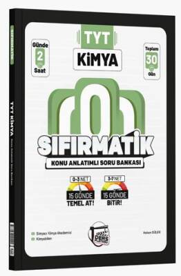 TYT Kimya Sıfırmatik Konu Anlatımlı Soru Bankası - 1