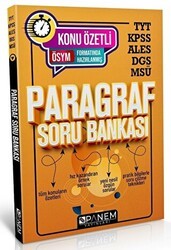 TYT KPSS ALES DGS MSÜ Paragraf Soru Bankası - Panem Yayınları