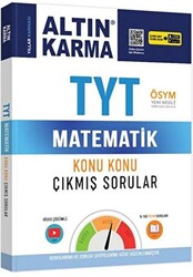 Altın Karma Yayınları TYT Matematik Konu Konu Çıkmış Sorular - 1