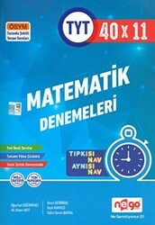 TYT Matematik Tamamı Video Çözümlü 40x11 Branş Deneme - Nego Yayınları