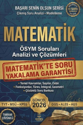TYT-MSÜ-KPSS-DGS-ALES-AGS Matematik ÖSYM Soruları Analizi ve Çözümleri - 1