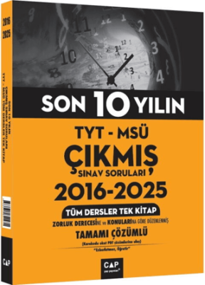 TYT MSÜ Son 10 Yılın Çıkmış Soruları - 1