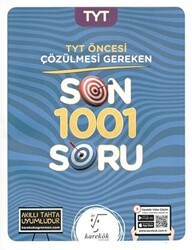 Karekök Yayıncılık TYT Öncesi Çözülmesi Gereken Son 1001 Soru - Karekök Yayıncılık