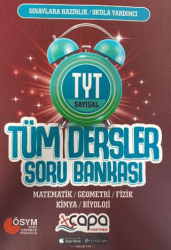 TYT Sayısal Tüm Dersler Soru Bankası - Çapa Yayınları
