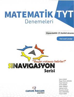 Canım Hocam Yayınları TYT Sınavigasyon Serisi Matematik Koparılabilir 15 Fasikül Deneme - 1