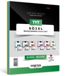 Marka Yayınları 2025 TYT Sözel Branş Deneme Sınavı Seti 6 Fasikül 53 Deneme - Marka Yayınları