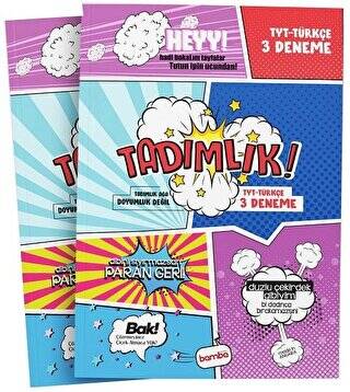 Bamba Yayınları TYT Tadımlık Türkçe 3 Branş Denemesi - 1