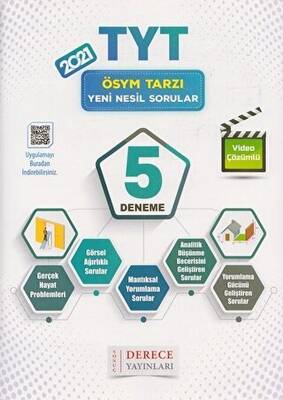 Derece Yayınları - Bayilik TYT Tamamı Çözümlü 5 Deneme - 1