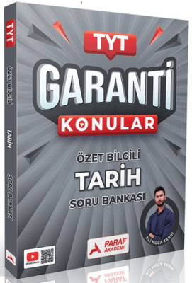 TYT Tarih Garanti Konular Özel Bilgili Soru Bankası - 1