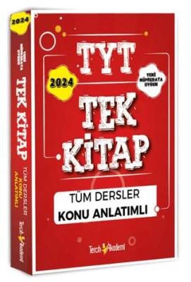 Tercih Akademi Yayınları TYT Tek Kitap Tüm Dersler Konu Anlatımlı - 1