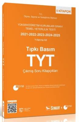 TYT Tıpkı Basım Son 5 Yıl Çıkmış Soru Kitapçıkları - 1