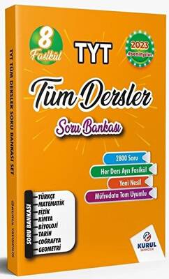Kurul Yayıncılık TYT Tüm Dersler 8 Fasikül Soru Bankası - 1