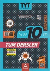 A Yayınları TYT Tüm Dersler Son 10 Yıl Çıkmış Sorular - A Yayınları