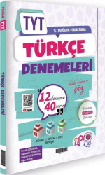 TYT Türkçe 12 x 40 Deneme - Prolig Yayınları