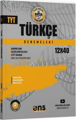 TYT Türkçe 12 x 40 Denemeleri - 1