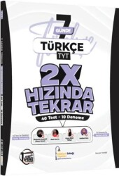 TYT Türkçe 2X Hızında Tekrar Deneme - Edebiyat Sokağı Yayınları