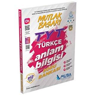 Muba Yayınları TYT Türkçe Anlam Bilgisi Soru Bankası - 1