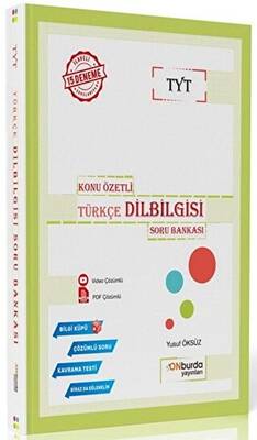 ONburda Yayınları TYT Türkçe Dil Bilgisi Konu Özetli Soru Bankası - 1